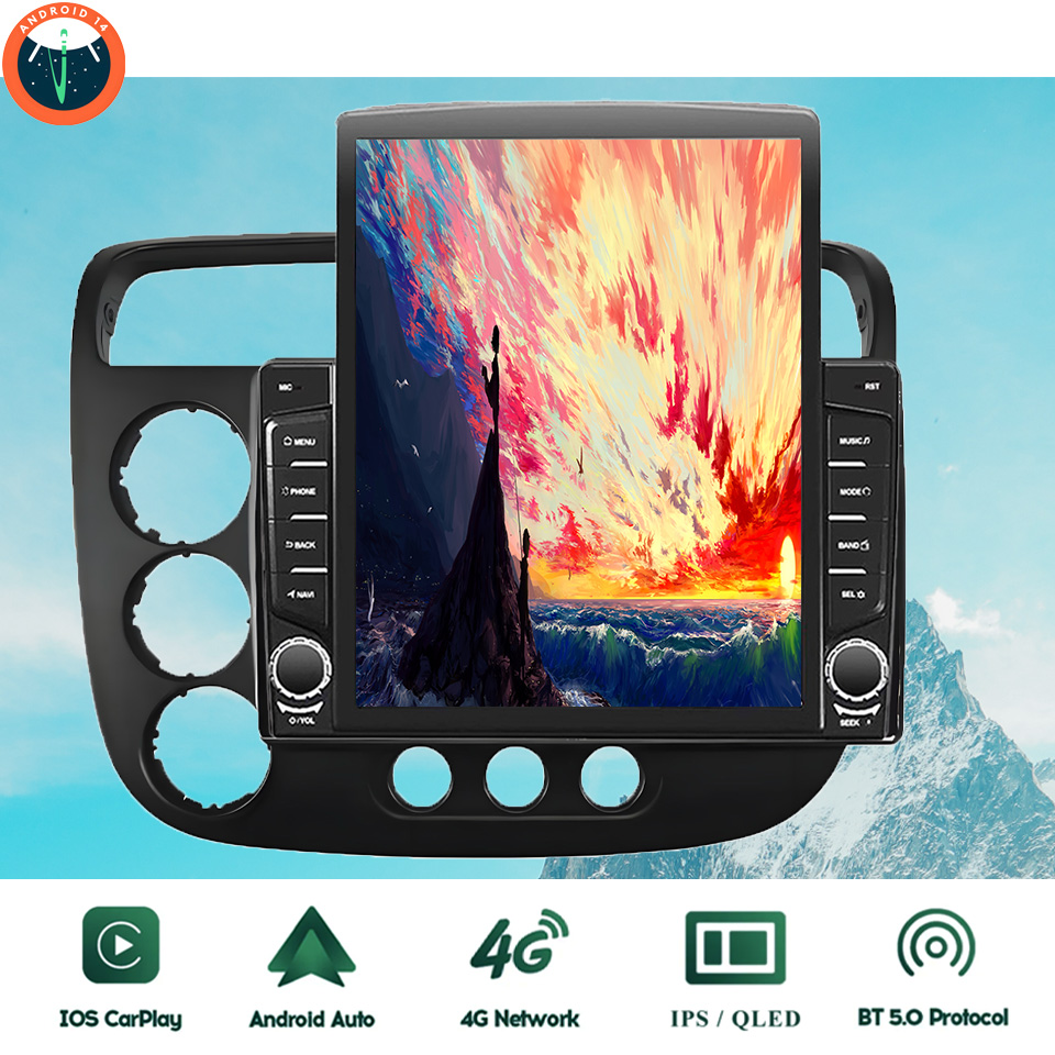 Cassette Tape Head - 8Core Android 14 รถวิทยุสเตอริโอ DVD Cassette