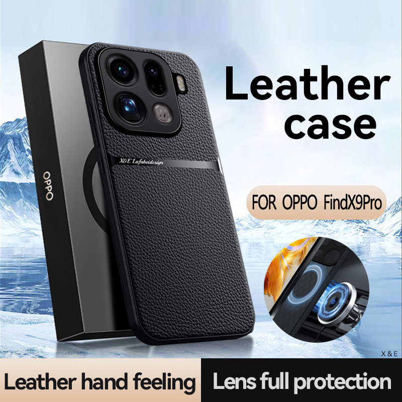 เคสสำหรับ OPPO Find X9 Pro X9  - Camera Leather Case บทวิจารณ์และราคา