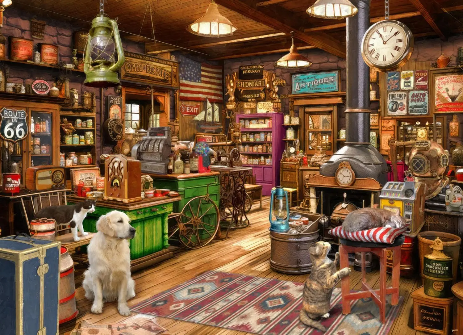 ร้านขายของเก่าโบราณ จิ๊กซอว์ไม - Vintage Collectible Shop บทวิจารณ์และราคา