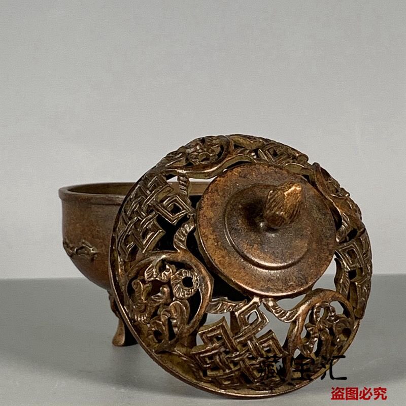 เตาเผากำยานลายดอกบัวโบราณ งานฝ - Vintage Collectible Items บทวิจารณ์และราคา