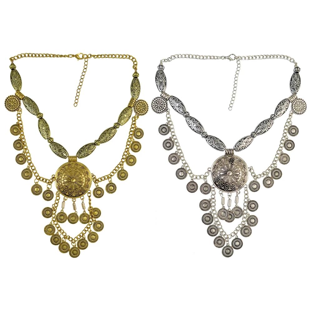 ชุดสร้อยคอและต่างหูสไตล์โบโฮเอ - Vintage Collectible Coins บทวิจารณ์และราคา